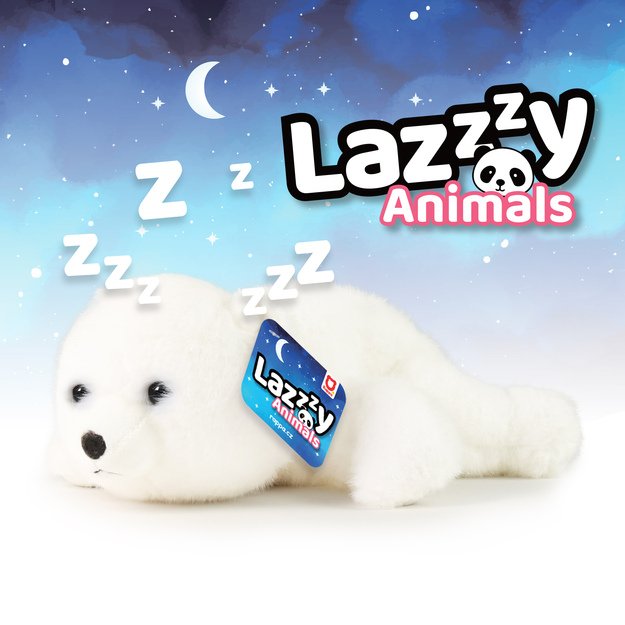 LazyAnimals plush white bear 29 cm