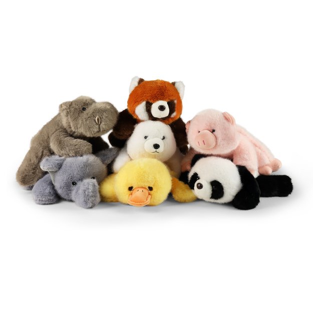 LazyAnimals plush white bear 29 cm