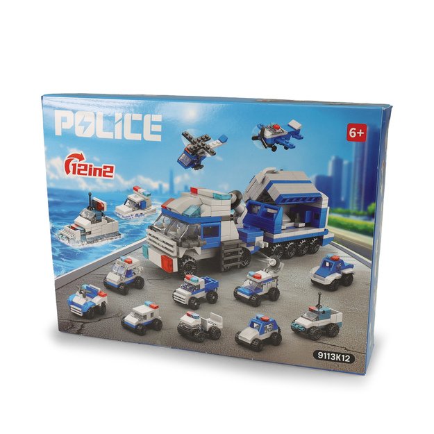 Building set police 12 cars