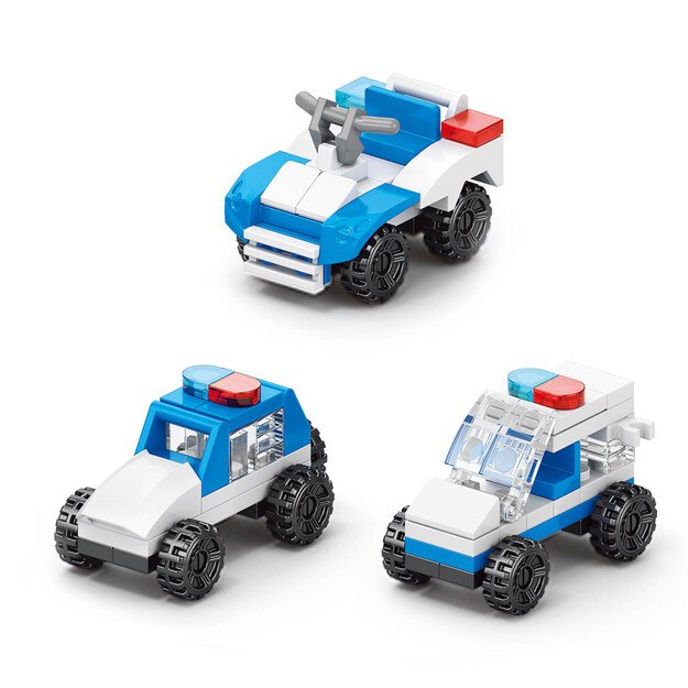 Building set police 12 cars