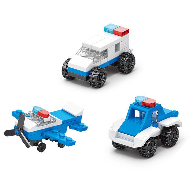 Building set police 12 cars