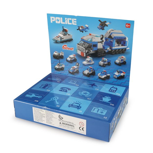 Building set police 12 cars