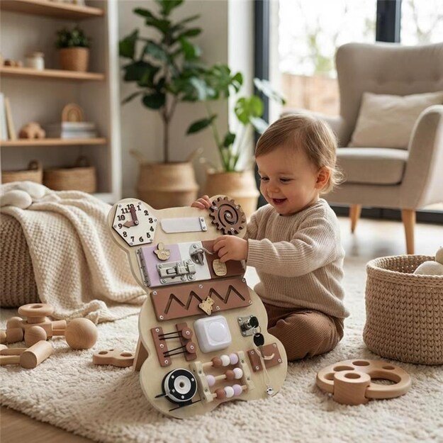 Activity Board Elephant Montessori Baby Mix