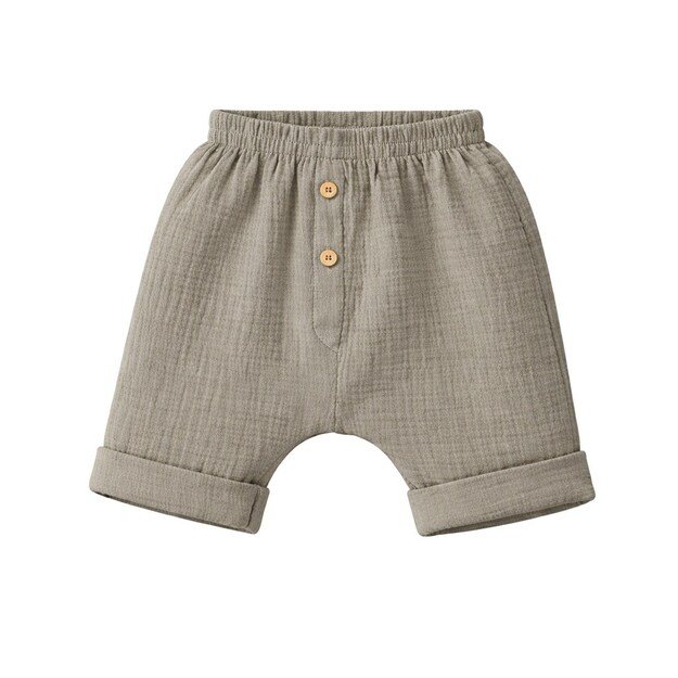 Baby Muslin Shirt with Shorts New Baby linen, 80 (9-12m)
