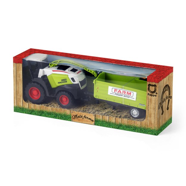 Metal tractor with siding