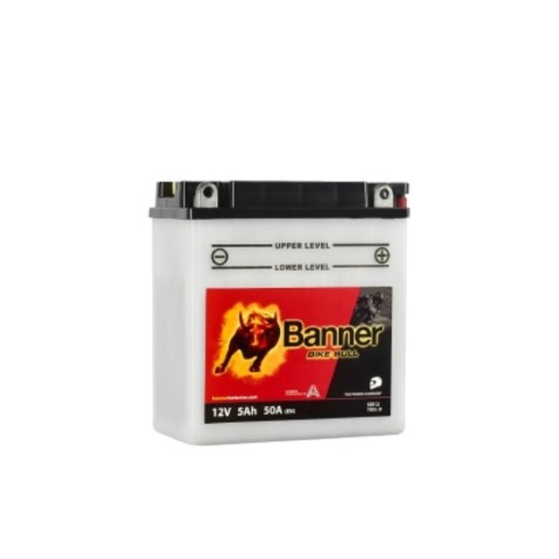 Banner 5Ah Bike Bull 12V 50A akumuliatorius 120x60x130mm  