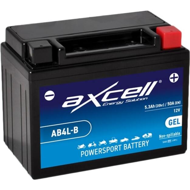Axcell GEL 5Ah 50A -/+ 12V akumuliatorius 120x70x92mm  