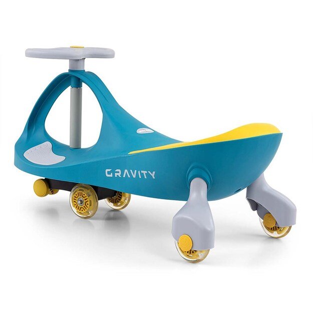Children s gravity balance bike Gravity Milly Mally green yellow