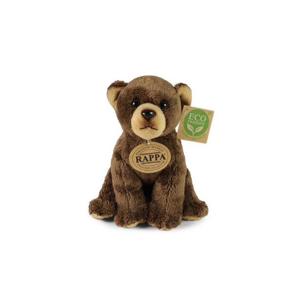 Plush brown bear 15 cm ECO-FRIENDLY