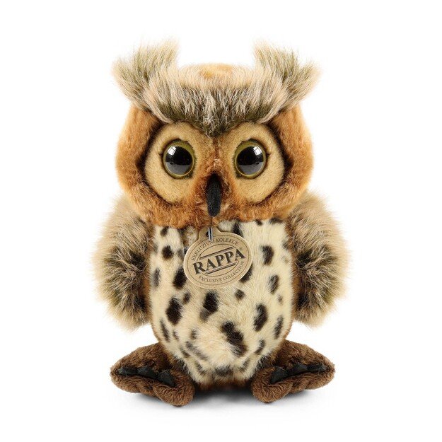 Plush great horned owl 20 cm ECO-FRIENDLY