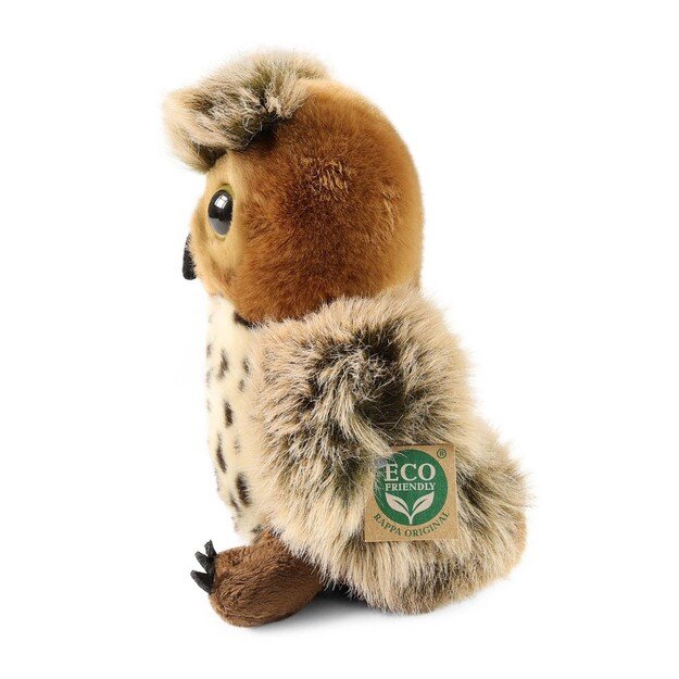 Plush great horned owl 20 cm ECO-FRIENDLY