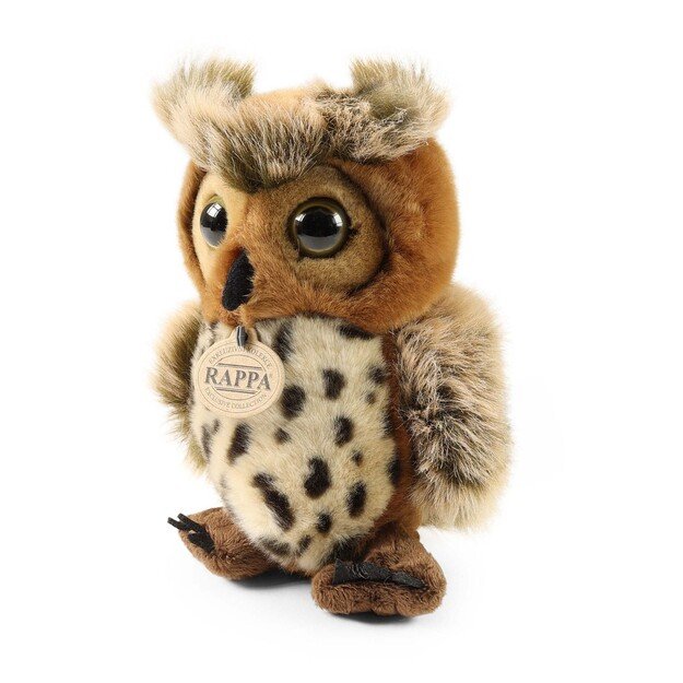 Plush great horned owl 20 cm ECO-FRIENDLY