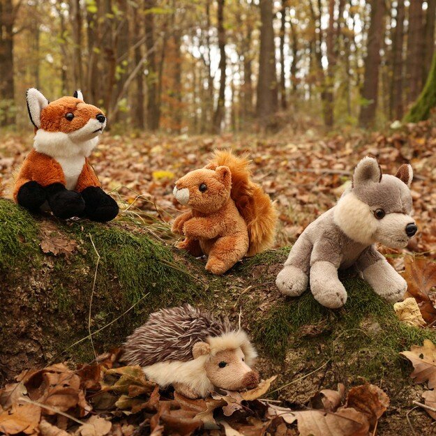 Plush forest animals assort 15 cm ECO-F.