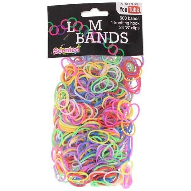 LOOM scented rubber bands 600 pcs 2