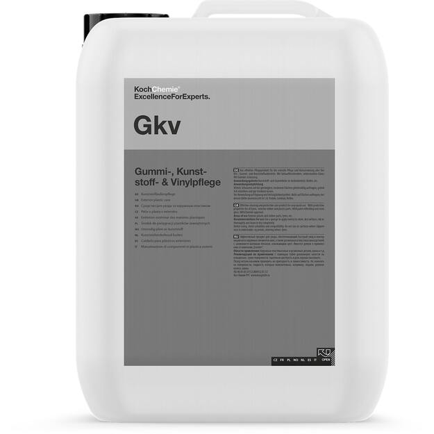 I&scaron;orės plastikų ir padangų valiklis 10L GKV 191010 Koch Chemie  
