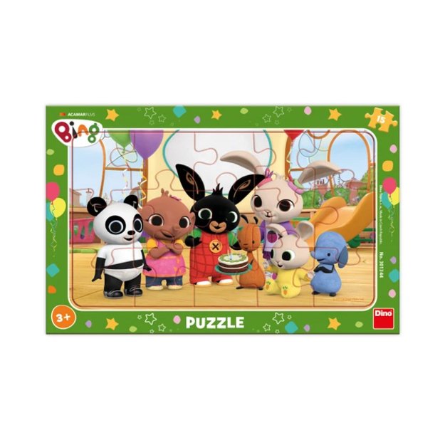 Puzzle 15 board Bing in kindergarten
