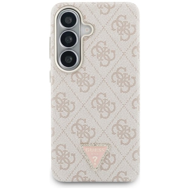 Guess 4G Triangle Logo MagSafe - Samsung Galaxy S26 Case (Pink)