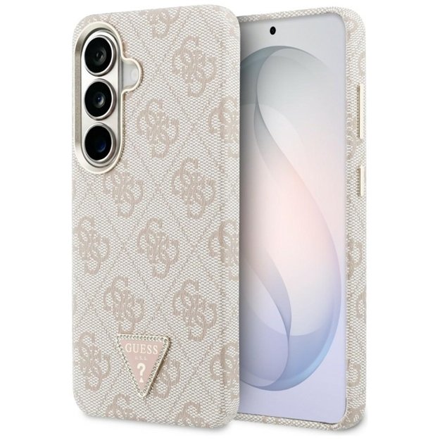 Guess 4G Triangle Logo MagSafe - Samsung Galaxy S26 Case (Pink)