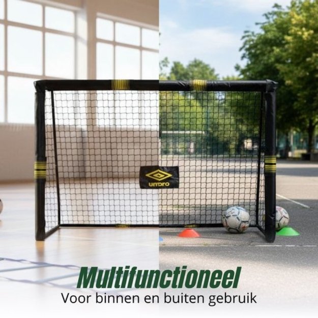 Umbro - Metal football goal with net 240x160x85 cm