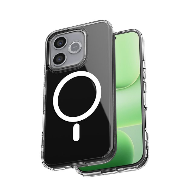 Crong Hybrid Clear Magnetic - MagSafe Honor 600 Lite 5G Case (Transparent)
