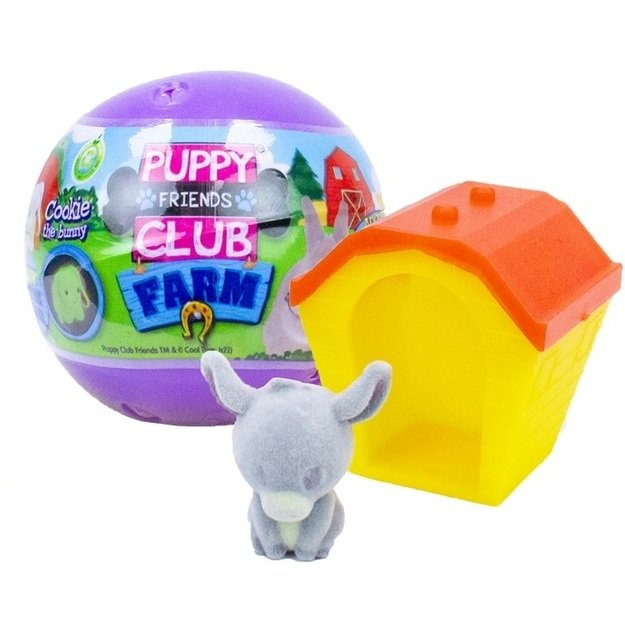 Pet figurine in capsule/ball