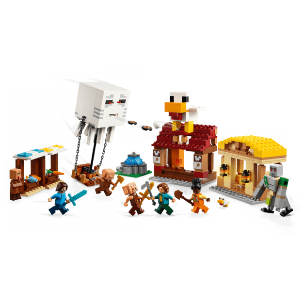 LEGO Minecraft The Ghast Balloon Village Attack