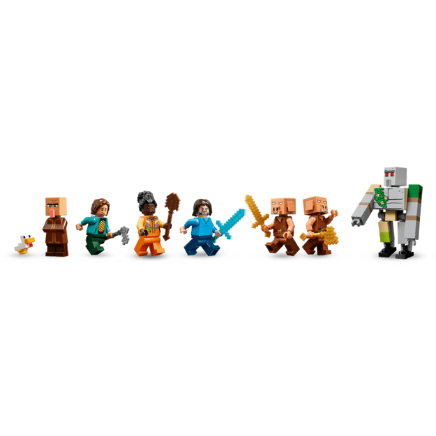 LEGO Minecraft The Ghast Balloon Village Attack