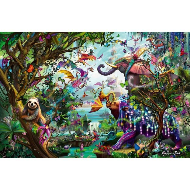 Ravensburger Puzzle 4000 pc Tropical Dragons