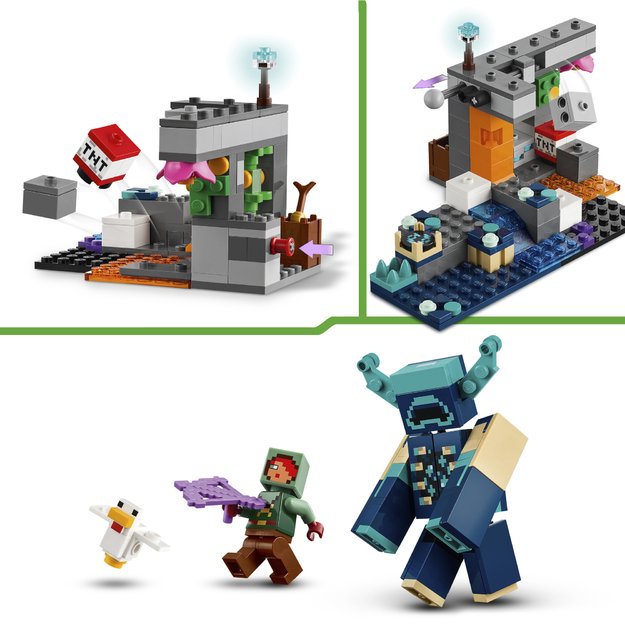 LEGO Minecraft The Warden Encounter
