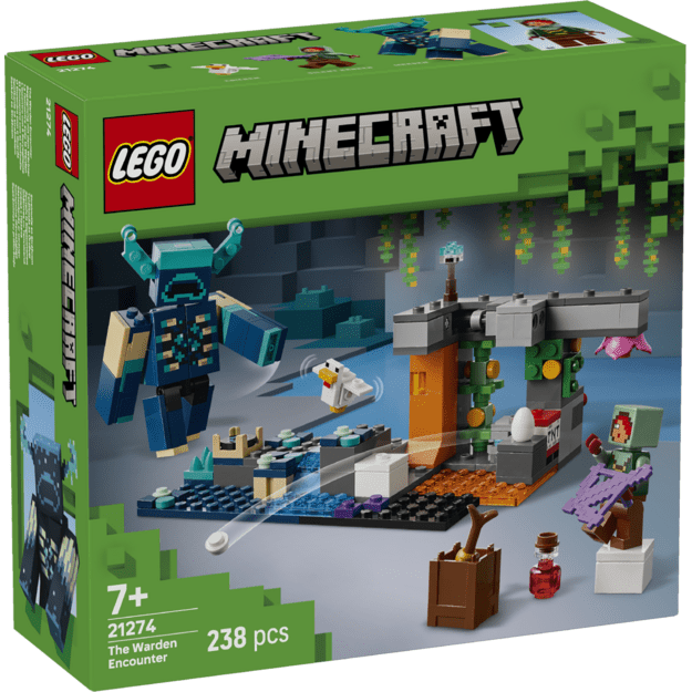 LEGO Minecraft The Warden Encounter