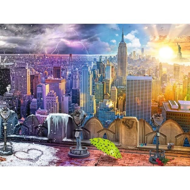 Ravensburger Puzzle 1500 pc Seasons in New York