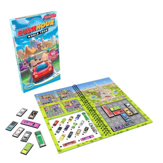 ThinkFun Board Game Rush Hour - Rush Hour Around the World Trip