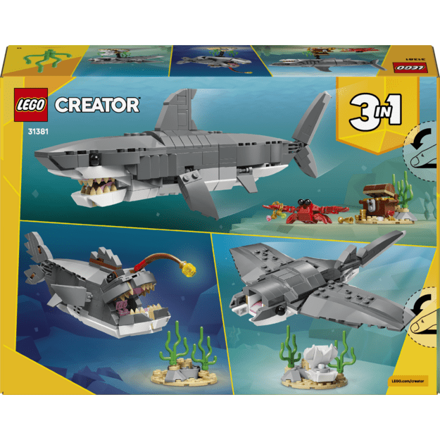 LEGO Creator Fierce Shark with a Treasure Chest