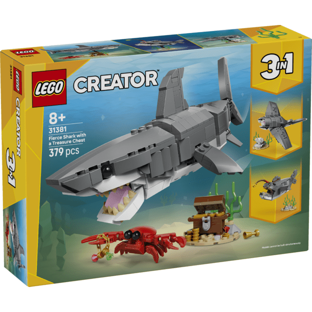 LEGO Creator Fierce Shark with a Treasure Chest