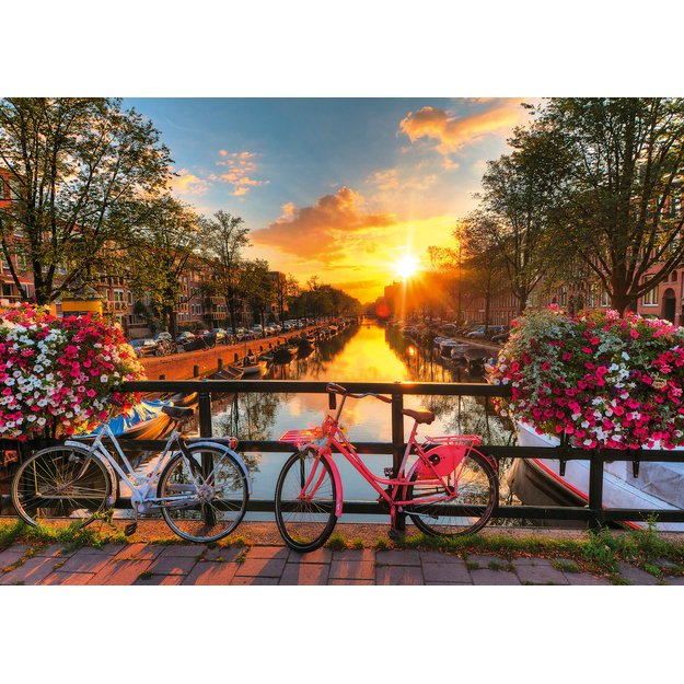 Ravensburger puzzle 1000 pc Bicycles in Amsterdam