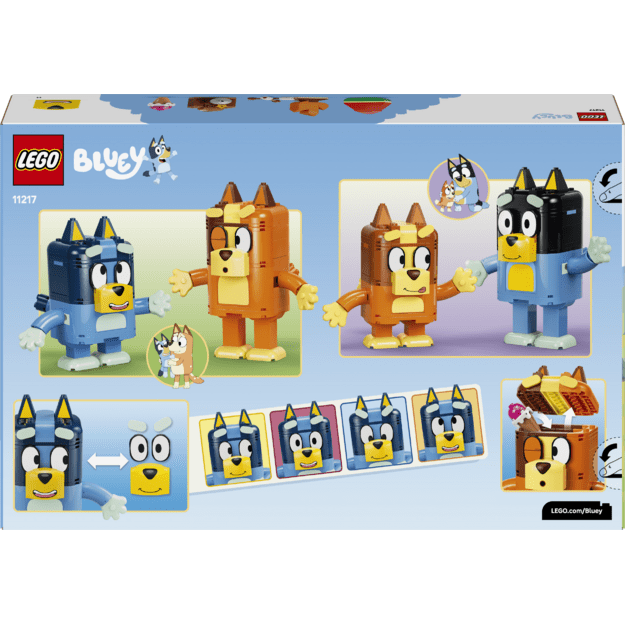 LEGO Bluey Brick-Built Bluey Family