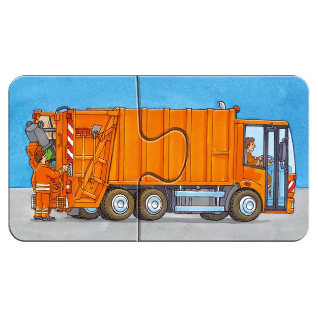 Ravensburger My First Puzzle 9x2 pc Commercial vehicles