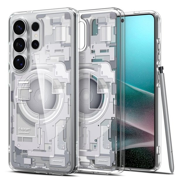 Spigen Ultra Hybrid Mag MagSafe - Case for Samsung Galaxy S26 Ultra (Zero One White)