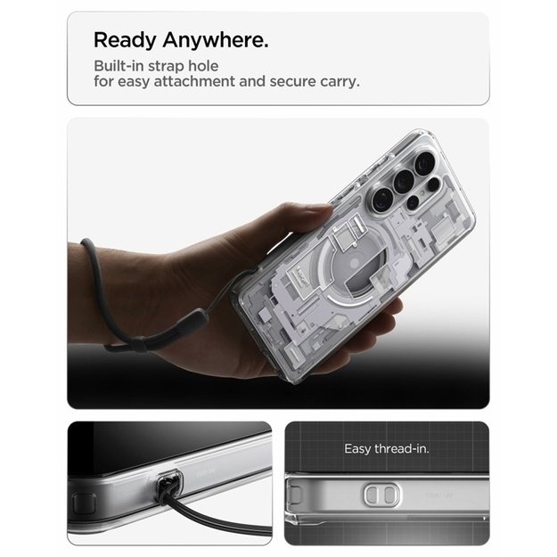 Spigen Ultra Hybrid Mag MagSafe - Case for Samsung Galaxy S26 Ultra (Zero One White)