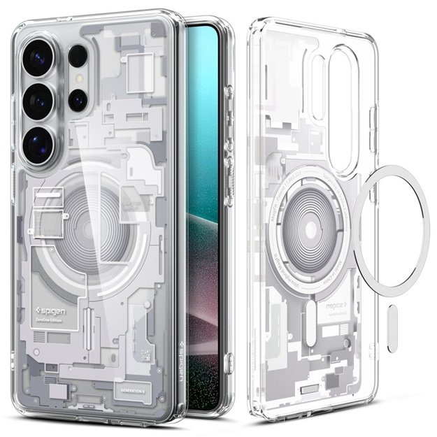 Spigen Ultra Hybrid Mag MagSafe - Case for Samsung Galaxy S26 Ultra (Zero One White)