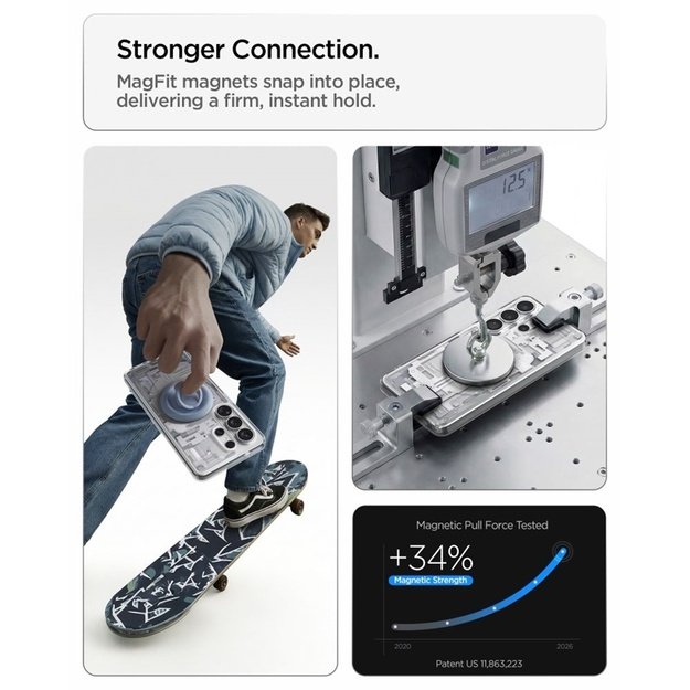 Spigen Ultra Hybrid Mag MagSafe - Case for Samsung Galaxy S26 Ultra (Zero One White)