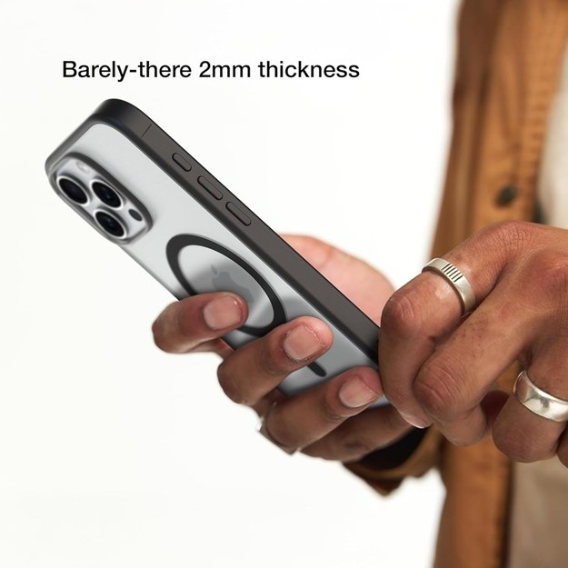 Incase Slim Case MagSafe – dėklas iPhone 16 Pro (juodas) 6