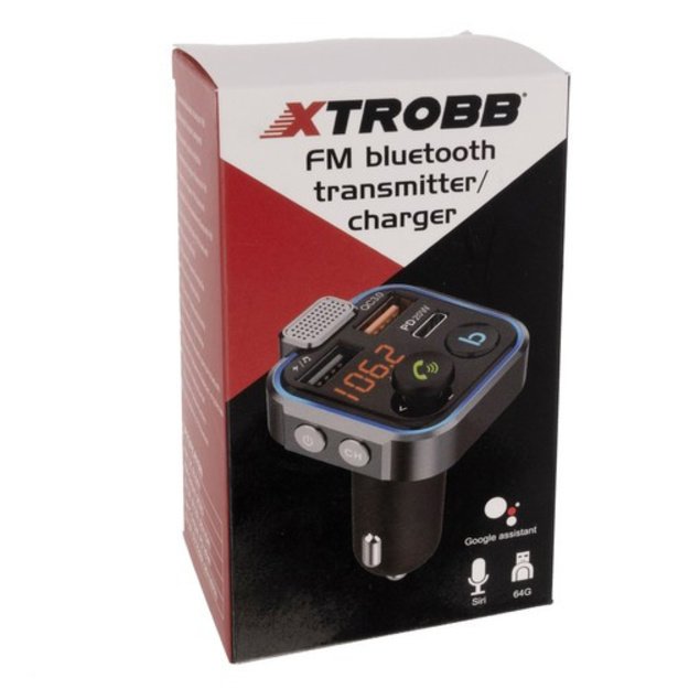 Xtrobb 22355 FM Bluetooth siųstuvas/įkroviklis