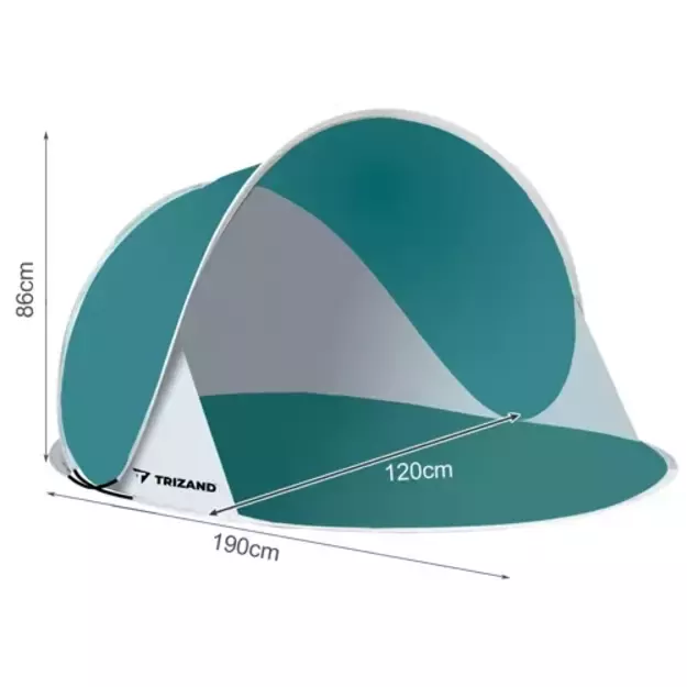 Paplūdimio palapinė 190x86x120cm Trizand 23856