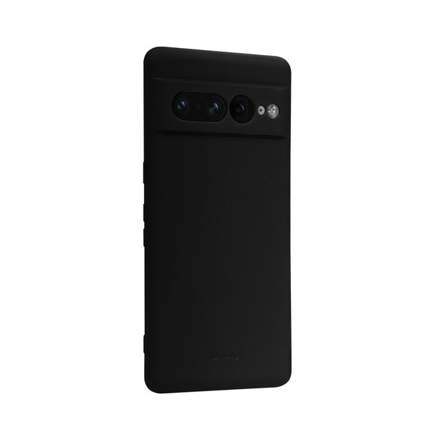 Crong Color Cover – dėklas, skirtas „Google Pixel 7 Pro“ (juodas)