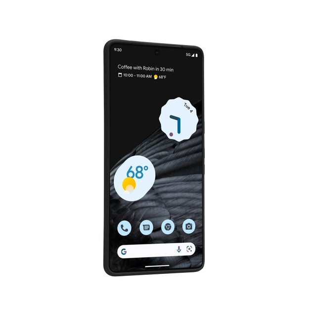 Crong Color Cover – dėklas, skirtas „Google Pixel 7 Pro“ (juodas)