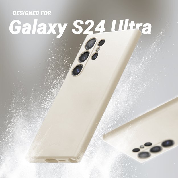 Crong Color Cover – dėklas Samsung Galaxy S24 Ultra (smėlio spalvos)