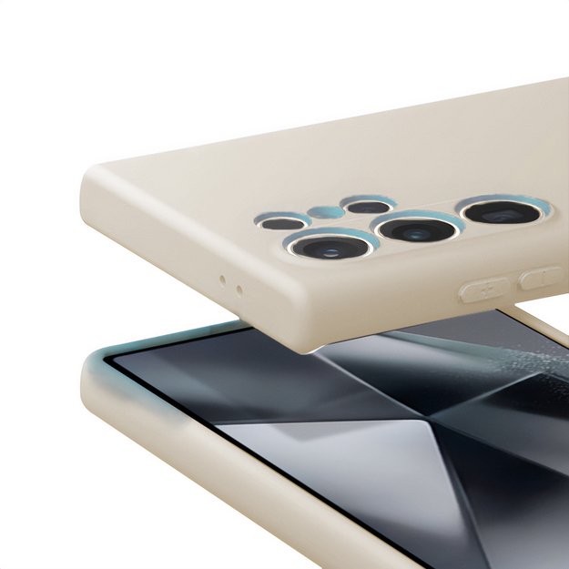 Crong Color Cover – dėklas Samsung Galaxy S24 Ultra (smėlio spalvos) 3