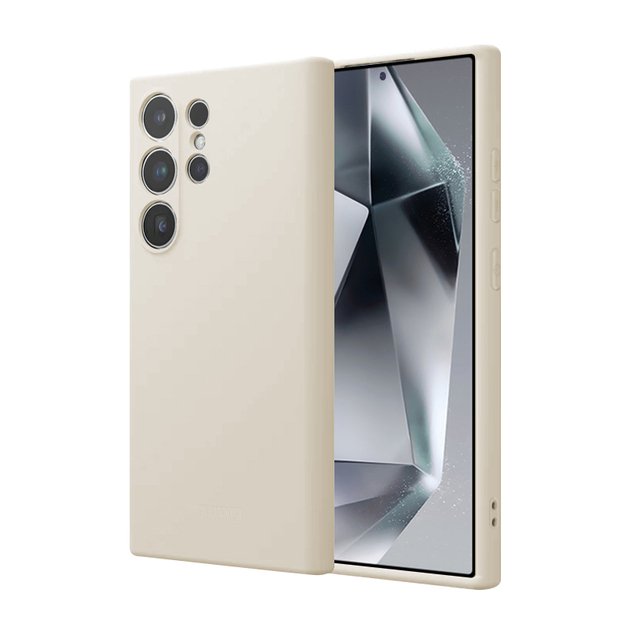 Crong Color Cover – dėklas Samsung Galaxy S24 Ultra (smėlio spalvos) 2