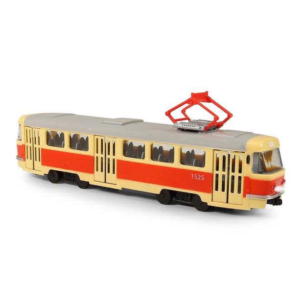 Czech tram reporting stops 28 cm 1